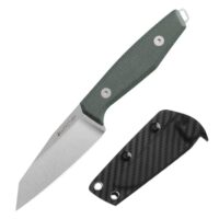 JEABROTHER Messer 14C28N Stahl, Festes Messer mit Kydex-Scheide für Männer, ideal für EDC, Outdoor, Camping und Obst schneiden