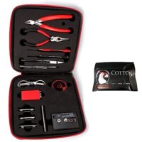 Jig Spule DIY Tools Kit, umfassendes Paket mit Ohm-Meter, Beißzange, Schere, Schraubendreher und Keramik-/Ellenbogen-Pinzette