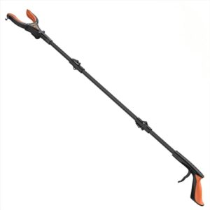 Faltbarer Greifer mit Licht und Armverlängerung für Senioren, multifunktionale Müllzange mit Magnet und Anti-Rutsch-Kiefer