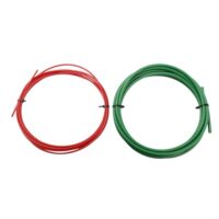 Integriertes Kupferrohr-Biegestreifen-Set, Klimaanlagen-Rohrbieger-Set aus PE-Kunststoff mit guter Widerstandsfähigkeit und nicht leicht zu verformen für 1/4 Zoll (rot) und 3/8 Zoll (grün) Kupferrohre