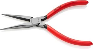 KNIPEX Telefonzange mit Kunststoffüberzug, schwarz, 160 mm, hochwertiges Werkzeug für den Heimwerker