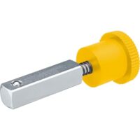 KNIPEX Ersatz-Antriebsvierkant 1/2 für das Werkzeug mit präziser Antriebstechnik und silberner Oberfläche für die Montage von Bauteilen in Bauwesen, Automobilindustrie und Maschinenbau
