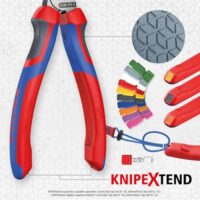 KNIPEX Montage-Paket, 3-teilig, 160 bis 200 mm, Grundausstattung für unterwegs, Zangenset, Werkzeugset