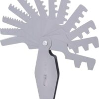 Trapez-Gewindestahllehre für 30° Gewinde, 2-12mm von KS Tools