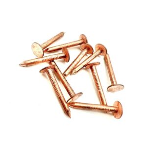 50 Stück Kupfer-Nägel, Dachschiefer, Filznägel, Baumstumpfvernichter, 30 mm, 38 mm, 50 mm - Hochwertige Nägel für Heimwerken und Handwerksbranche
