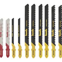 KWB 10-teiliges Stich-Sägeblatt-Set mit Einnocken-Schaft - Universal-Set für Metalle und Holz