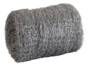 Stahlwollrollen für Schleifen, Polieren, Mattieren und Reinigen von Holz, Metall, Glas und mehr - 6 Rollen aus sortenreinem Gütestahl, Made in Germany