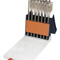 KWB Flachfräser-Set, 10-24 mm, 1/4 Zoll Schaft, E 6.3 - Bohrer-Set für Holzbearbeitung, professionelle Qualität