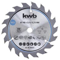 Kreissägeblatt 140 x 12,75 mm - hochwertiges Werkzeug für Weich- und Hartholz, Tischlerplatten und Spanplatten