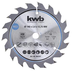 Kreissägeblatt 140 x 12,75 mm - hochwertiges Werkzeug für Weich- und Hartholz, Tischlerplatten und Spanplatten