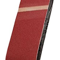 Hochwertiges Schleifband für den groben Schliff von Holz und Metall mit Edelkorund-Körnung 40, spezieller Verleimung und flexiblen Baumwollgewebe.