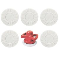 Lammwoll-Polierhauben 5er Set für Einhell Akku-Autopoliermaschinen Ce-Cb 18/254 Li und Cc-Po 90. Ideal für Poliermaschinen mit einem Durchmesser von 220-250mm.