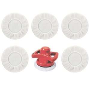 Lammwoll-Polierhauben 5er Set für Einhell Akku-Autopoliermaschinen Ce-Cb 18/254 Li und Cc-Po 90. Ideal für Poliermaschinen mit einem Durchmesser von 220-250mm.