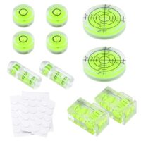 Libelle Wasserwaage, 10 Stück, MIPIACE, Mini Bubble Spirit Level für Camping und Kameras