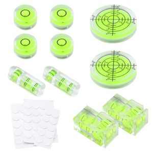 Libelle Wasserwaage, 10 Stück, MIPIACE, Mini Bubble Spirit Level für Camping und Kameras