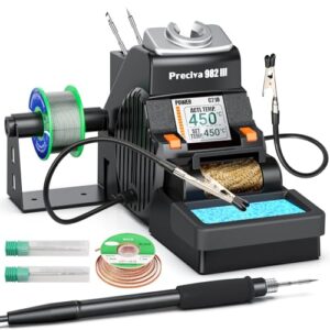 Hochwertige Lötstation mit präziser Temperaturregelung und schnellem Spitzenwechsel, ideal für filigrane Arbeiten und Reparaturen an elektronischen Bauteilen.