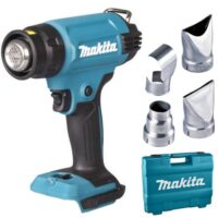 Makita DHG181ZK Heissluftgebläse 18 V ohne Akku und Ladegerät im Transportkoffer, Blau