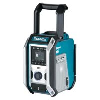 Bluetooth-Hörer Makita DMR115 mit Li-Ion-Akku, Bluetooth-Fernsteuerung und robuste Konstruktion