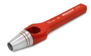 Matador Henkellocheisen, DIN 7200 A, 12 mm, hochwertiges Werkzeug für weiche Materialien wie Filz, Teppich oder Leder