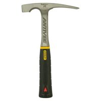 STANLEY Maurerhammer Antivibe mit Vibrationsdämpfung, Stahlstiel und thermoplastischem Gummigriff für präzise Arbeit in der Bau- und Handwerksbranche