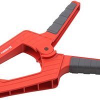 Meister Federzwinge mit 100 mm Spannweite, bewegliche Spannbacken und sicheres einhändiges Fixieren von Werkstücken, Leimzwinge, Universalklemme, Montageklemme