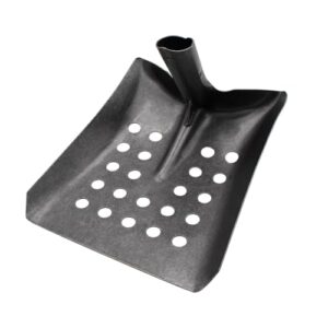 Metall Siebschaufel für Gartenarbeit und Abflussreinigung, multifunktionale Schaufel mit sieblöffel-ähnlicher Form ideal für Schlamm, Sand, Schmutz und Erdreich, Abwasser-Sanierung