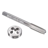 Metrischer Gewindebohrer mit M8 x 1mm Gewinde, aus legiertem Werkzeugstahl, ideal für das Bohren und Gewindeschneiden von legiertem Stahl, Gesenkstahl, Gusseisen, Eisen- und Nichteisenwerkstoffen