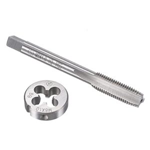 Metrischer Gewindebohrer mit M8 x 1mm Gewinde, aus legiertem Werkzeugstahl, ideal für das Bohren und Gewindeschneiden von legiertem Stahl, Gesenkstahl, Gusseisen, Eisen- und Nichteisenwerkstoffen