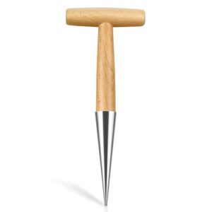 Milifox Pflanzholz zum Setzen von Blumenzwiebeln, ideal für Gartenarbeit und Anpflanzen
