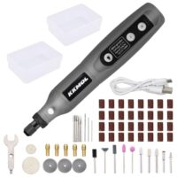 Mini Rotationswerkzeug mit USB-Akku und variabler Geschwindigkeit, vielseitiges DIY-Werkzeug für Polieren, Gravieren, Schneiden und Schärfen.
