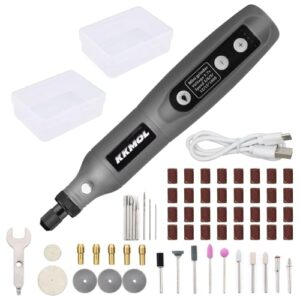 Mini Rotationswerkzeug mit USB-Akku und variabler Geschwindigkeit, vielseitiges DIY-Werkzeug für Polieren, Gravieren, Schneiden und Schärfen.