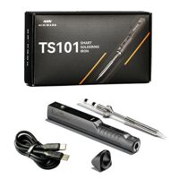 MINIWARE Original TS101 Lötkolben Upgrade von TS100 Portable Digital OLED 50-400℃ Temperatur einstellbar USB Typ C Schnelle Heizung Lötkolben für Heimwerker und Anfänger