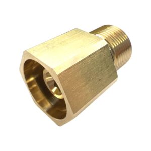 M&M Smartek Adapter 6 für Kärcher EASY!Lock TR22 IG auf M22 x 1,5 AG - Hochdruckreiniger-Adapter mit Messingausführung und EASY Lock-System