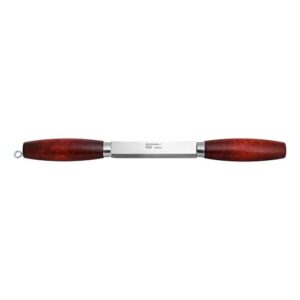 Morakniv Klassisches Zugmesser, Edelstahl-Holzspalt- und Holzschnitzmesser, 11,4 cm, Rot/Ausflug, einfarbig (Getaway Solids)