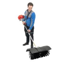 Motorbesen-Schneefräse für den Außenbereich, leistungsstarkes Werkzeug mit 2-Takt-Motor und ergonomischem Griff