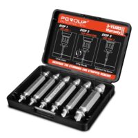 Mr. Wintek 6-teiliges Schraubenausdreher Set, #0–#4, für beschädigte, verrostete oder abgenutzte Schrauben in Metall, Holz und Auto