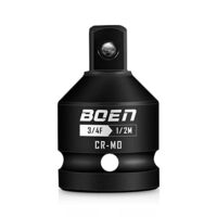 Mr.wintek Adapter 3/4 zoll auf 1/2 zoll, Schlagadapter für professionelle Anwender mit Chrom Molybdän Stahl und Black Manganphosphatbeschichtung