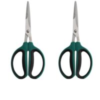 Multifunktionale Gartenschere mit Edelstahlklinge und Soft-Touch-Griff für präzise Pflanzenpflege, ideal für Bonsai, Blumen und Blätter