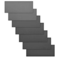 Navaris 42x Hand Schleifpapier Set, nass und trocken verwendbar, verschiedene Körnungen, wasserfest, ideal für Metall, Holz, Stein und Keramik
