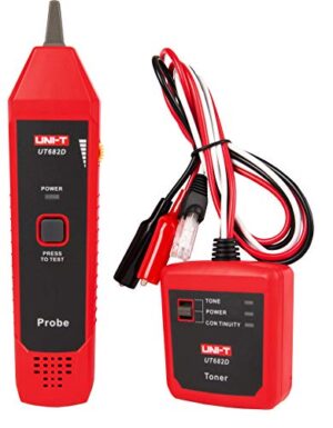 UNI-T Netzwerk-Drahttester UT682D, Tracker, RJ11, RJ45-Drahtleitungsfinder, Lan-Tester, Handkabeltestgerät für Netzwerk