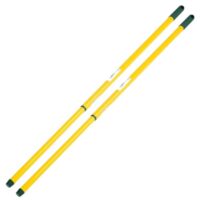 Hochwertiges 2er Set Teleskop Besenstiele mit Gewinde von Novaliv. Metallstiele für verschiedene Arten von Besen, wie Krallenbesen, Straßenbesen oder Gartenbesen. Ausziehbar auf eine Länge von 80-130 cm. Ideal für einen leichten und sicheren Stiel.