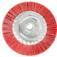 Ø 125mm Nylon Kunststoffbürste Scheibenbürsten M14 Gewinde für Winkelschleifer, hochwertiges Werkzeug aus Nylon mit M14-Gewindelörung