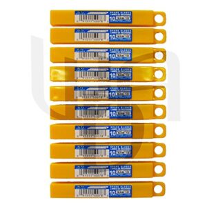 Olfa Ersatzklingen 100er Pack, 30 Grad Klingen, 9mm Cuttermesser, hochwertig gefertigt und ideal für Heimwerker und Profis geeignet.
