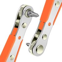 OSDUE Ratschenschlüssel Magnetisch, 110mm 1/4 Zoll Wendeschrauber für Gadgets, Autos und Häuser