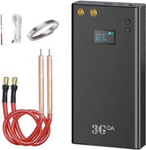 Ovshnrr Mini Punktschweißgerät mit LCD-Bildschirm und 7500mAh Batterie, ein effizientes Werkzeug für Heimwerker