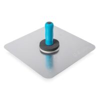 Handbrett zum Verputzen aus Aluminium, OX Pro Hawk, 330 x 330 mm, hochwertige Klinge, Schwammgummi-Blasenschutz, ideal für Verputz- und Ausmalungsarbeiten