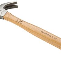 OX Tools Trade Hickory Griff Klaue Hammer - 450g, hochwertiger amerikanischer Hickorygriff, geschmiedeter Stahlkopf, polierter Kopf mit lasermarkiertem Gewicht, ideal für Heimwerkerprojekte und -aktivitäten
