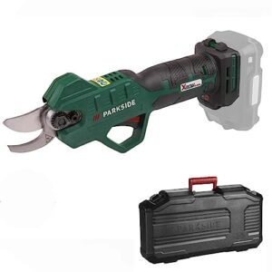 PARKSIDE 20V Akku-Astschere PAAS 20-Li ohne Akku/Ladegerät, kompatibel mit allen X20V Team Geräten - Hochpräzise Schnittarbeit, lautloses Arbeiten durch Gummischutz und auswechselbares Batteriepaket