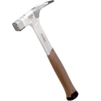 Professionelles Werkzeug für Dachdecker und Zimmerer - Picard Hammerhammer AluTec mit Hybridkopf, Magnetischer Nagelhalter und Ergonomischem Griff