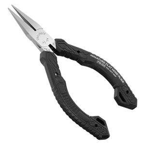 Hochwertige Precision Flachnase Planierrahmen mit flacher Zunge, hergestellt in Japan. Ideales Werkzeug für Profis und Einsteiger.